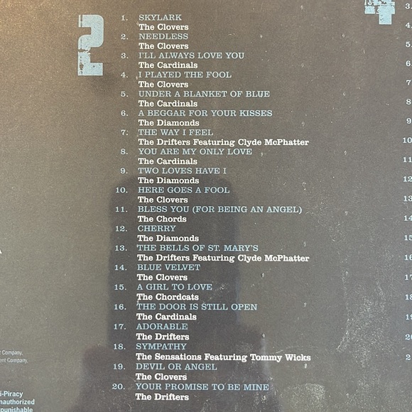 NIB ATLANTIC (RECORDS) VOCAL GROUPS - 1951-1963 - 4 CD SET - Picture 5 of 11